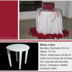 Mesa cofre