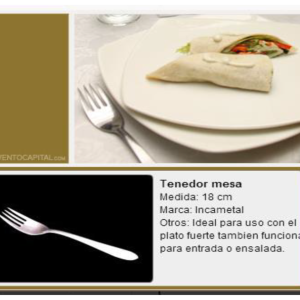 Tenedor de mesa